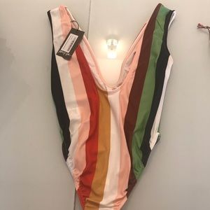 Nasty Gal give it to me strip bodysuit